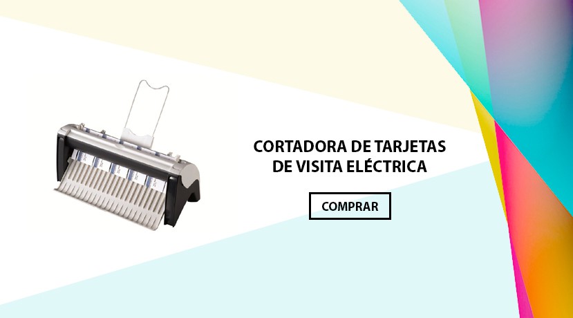 Cortadora de tarjetas de visita eléctrica